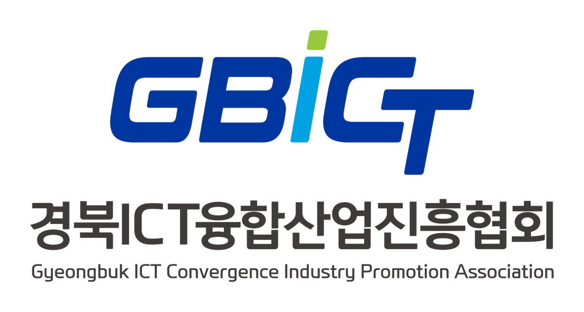 경북ICT융합산업진흥협회 로고 (세로형)